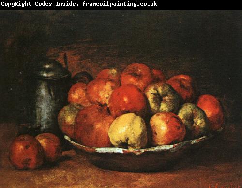 Gustave Courbet Still Life with Apples and Pomegranates